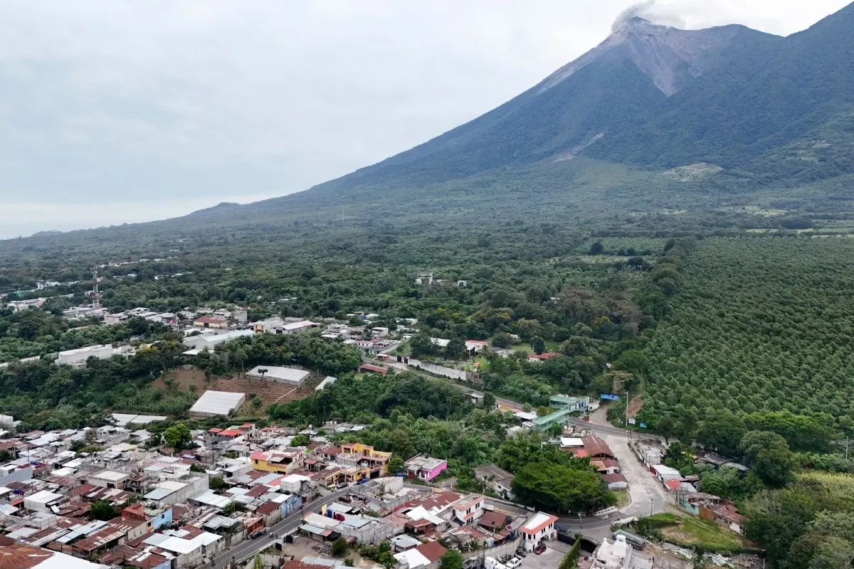 comunidades guatemala volcán de fuego erupción