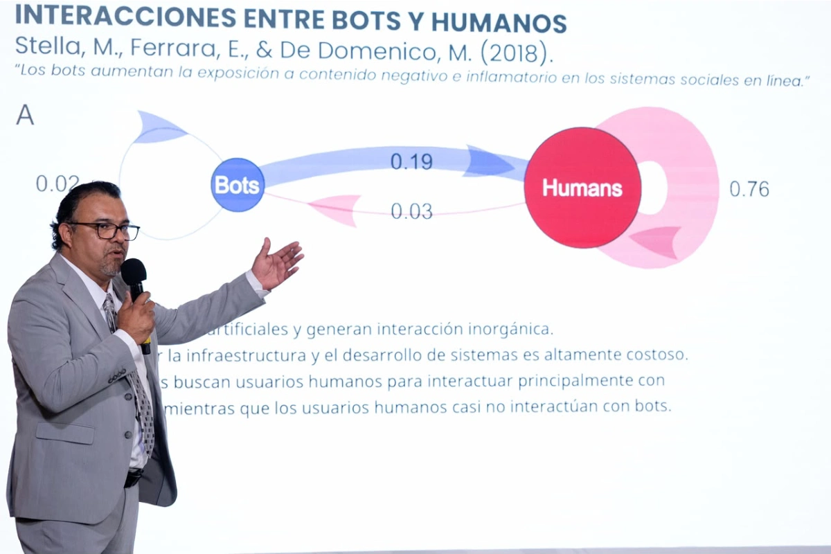 Las noticias falsas se propagan 6 veces más rápido que las verdaderas mediante IA y bots, dice especialista