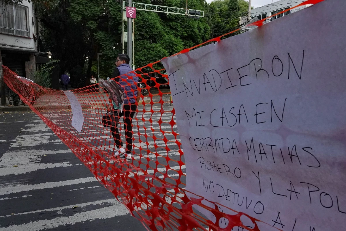 Habitantes de la alcaldía Benito Juárez y de otras zonas de la capital se movilizaron para exigir a las autoridades frenar la crisis por el robo de viviendas.