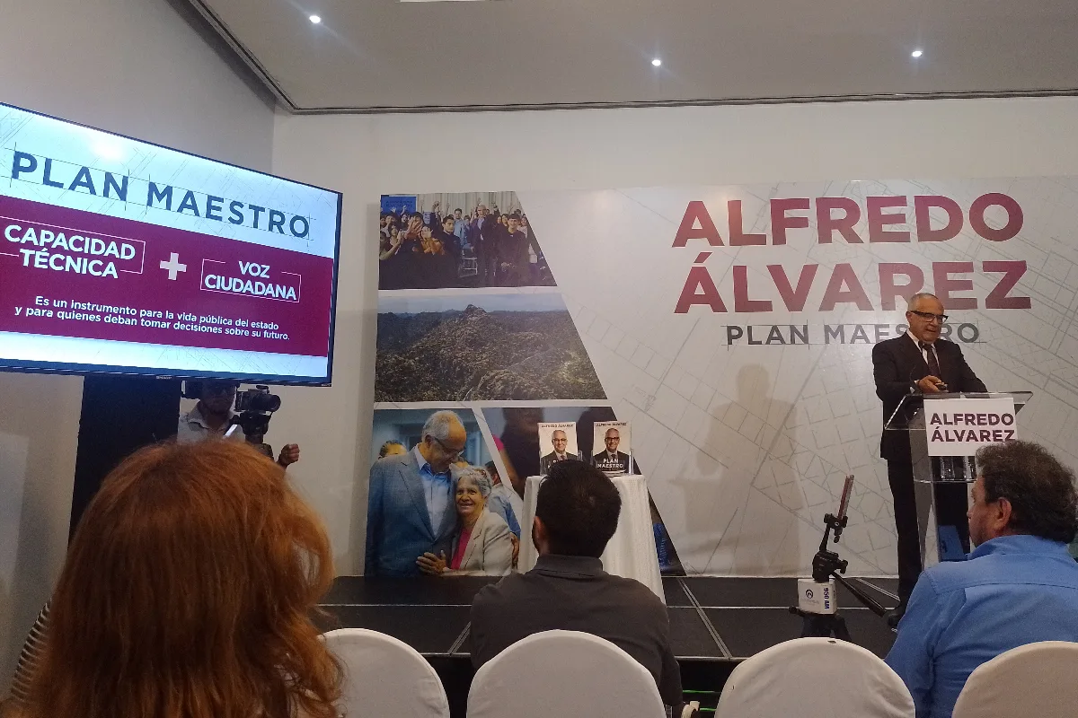 Tras recorrer los municipios bajacalifornianos, Alfredo Álvarez presentó un primer plan maestro para atender las carencias de la sociedad. Foto: Cecilia Franco.
