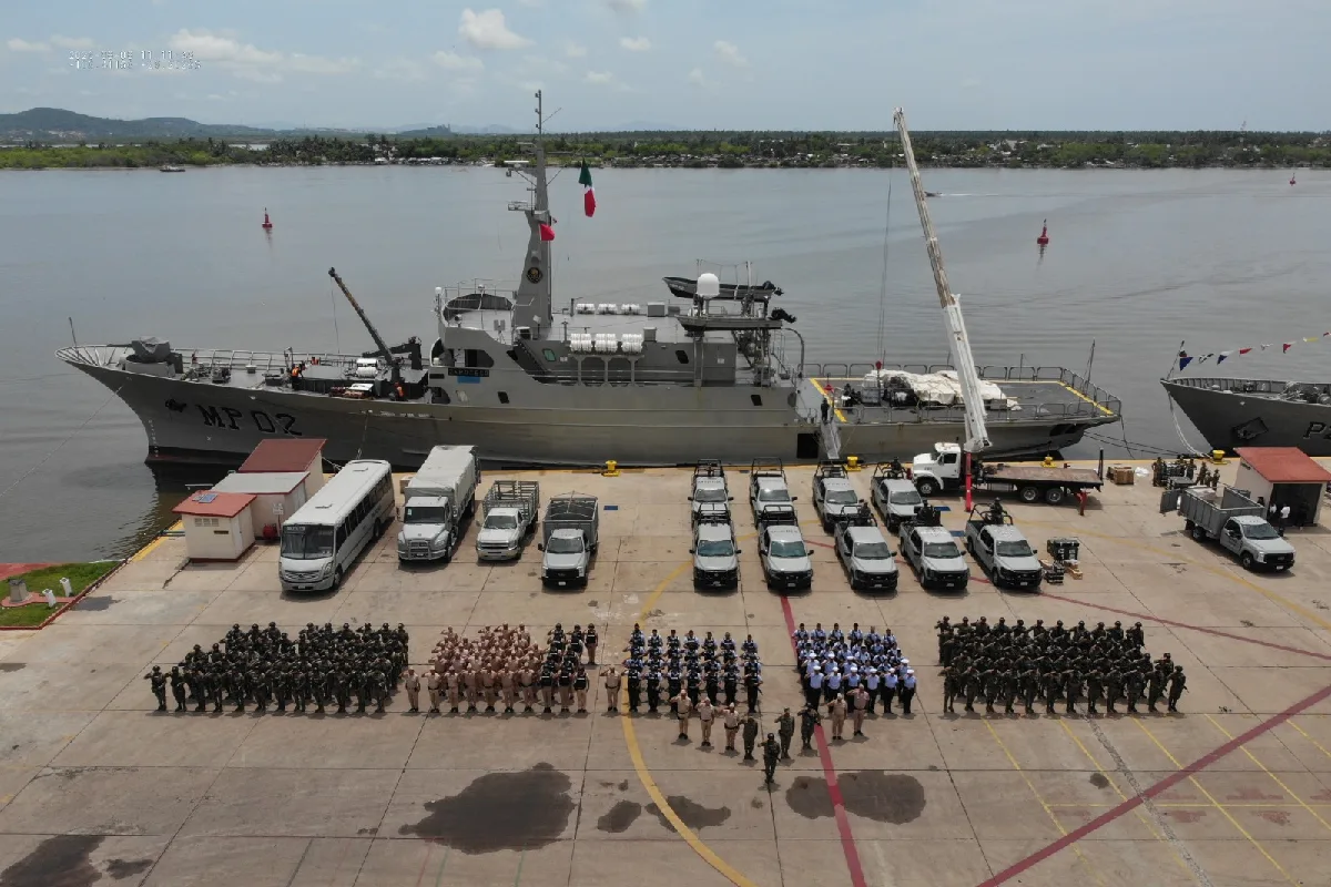 Mil 700 marinos llegan a Mazatlán para reforzar la seguridad