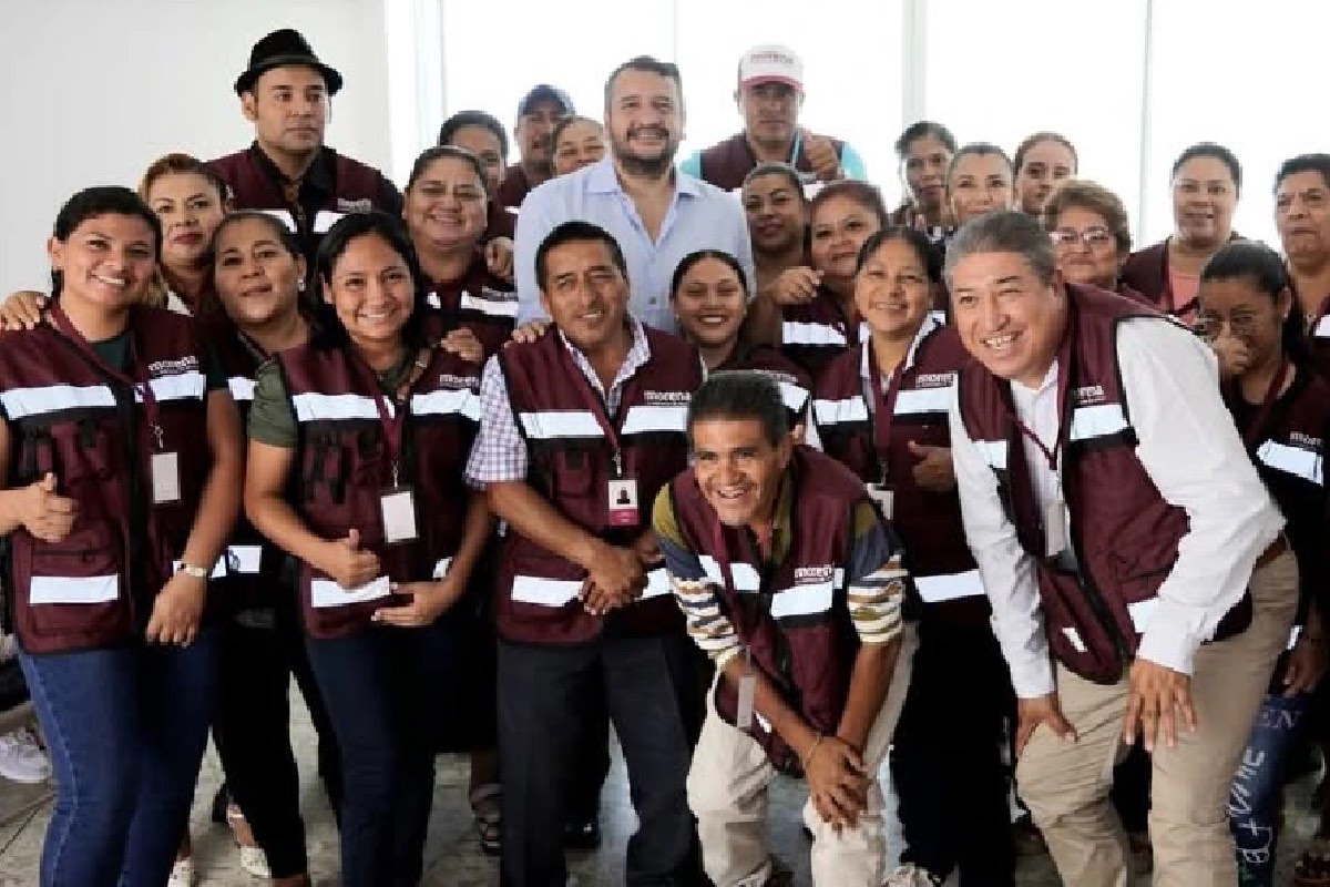 Andrés López Beltrán se ha reunido con militantes de Morena en los municipios de Teapa, Tacotalpa y Jalapa