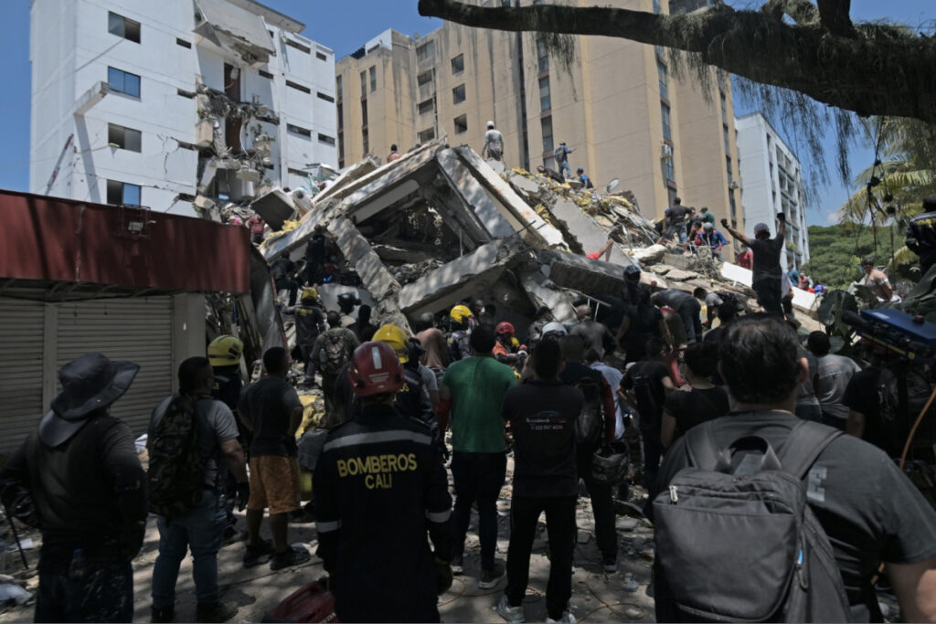 El terremoto que sacudió a Colombia se originó por una subducción de placas. (Fuente: AFP)