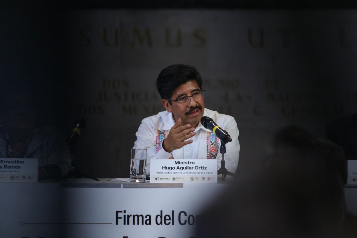 Hugo Aguilar Ortiz, ministro presidente