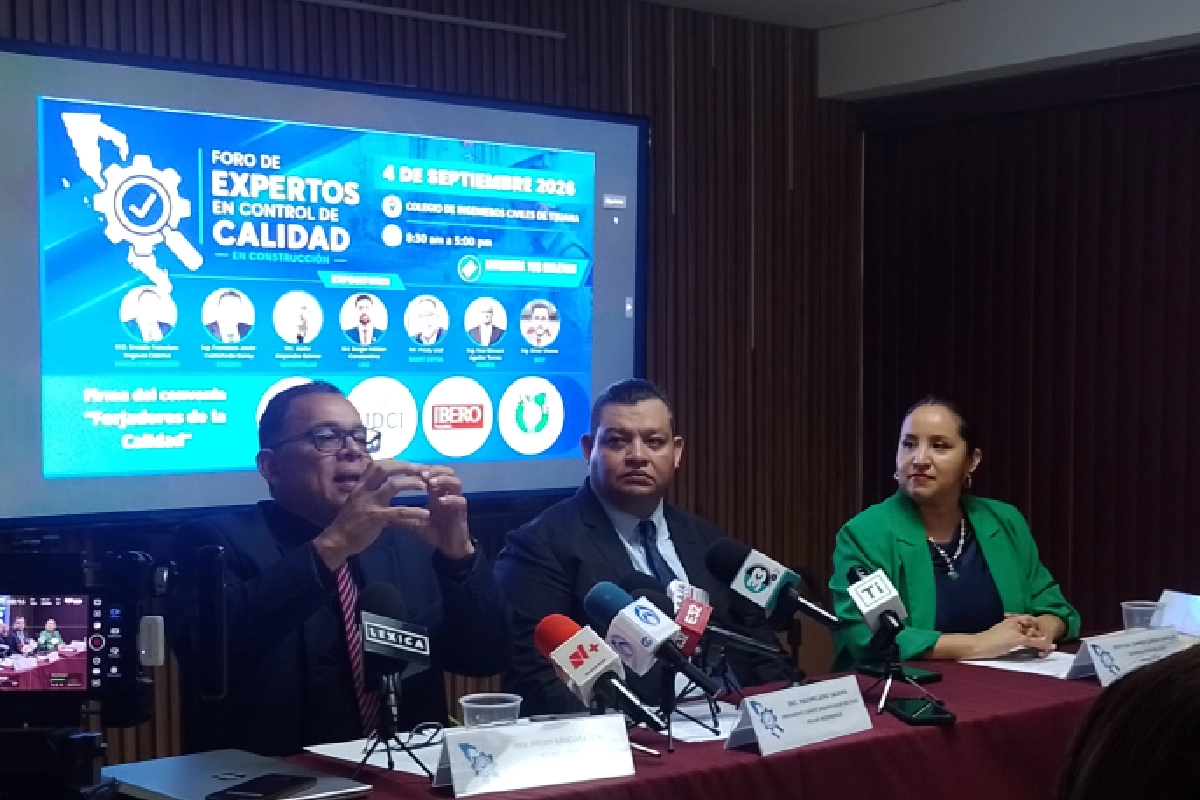 El Foro de Expertos en Control de Calidad se llevará a cabo el 4 de septiembre en Tijuana. 