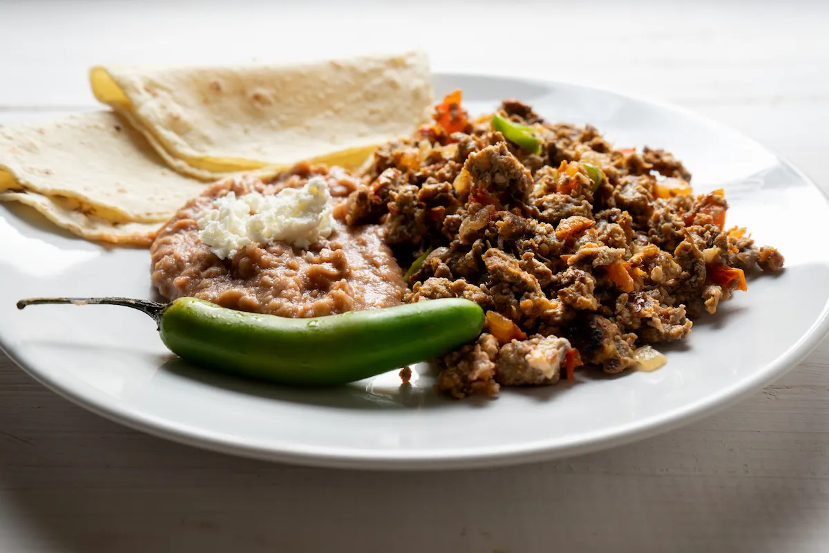 machacado con huevo