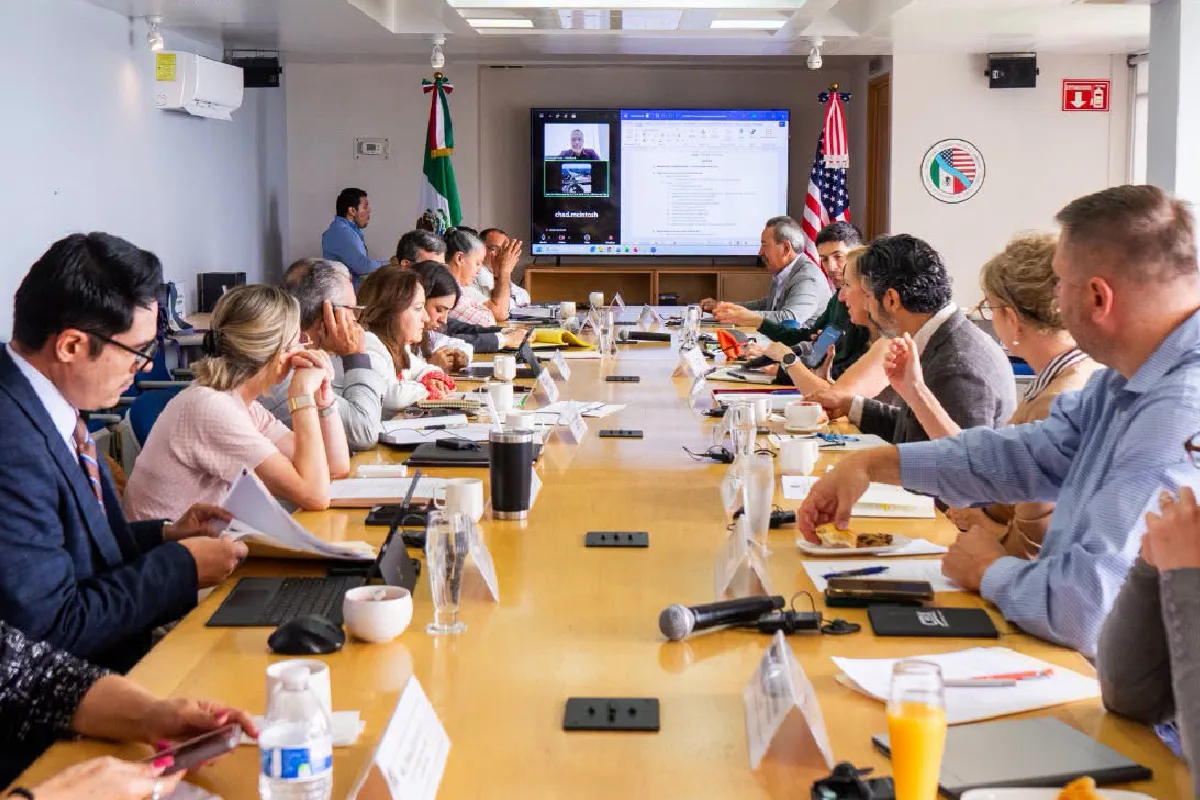 Representantes de México y Estados Unidos se han reunido varias veces para analizar la situación de la contaminación. Foto: CESPT.