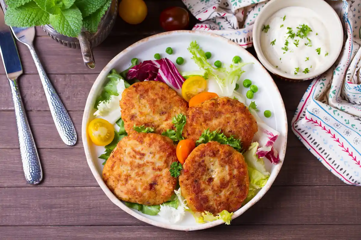 tortas de papa con atún receta
