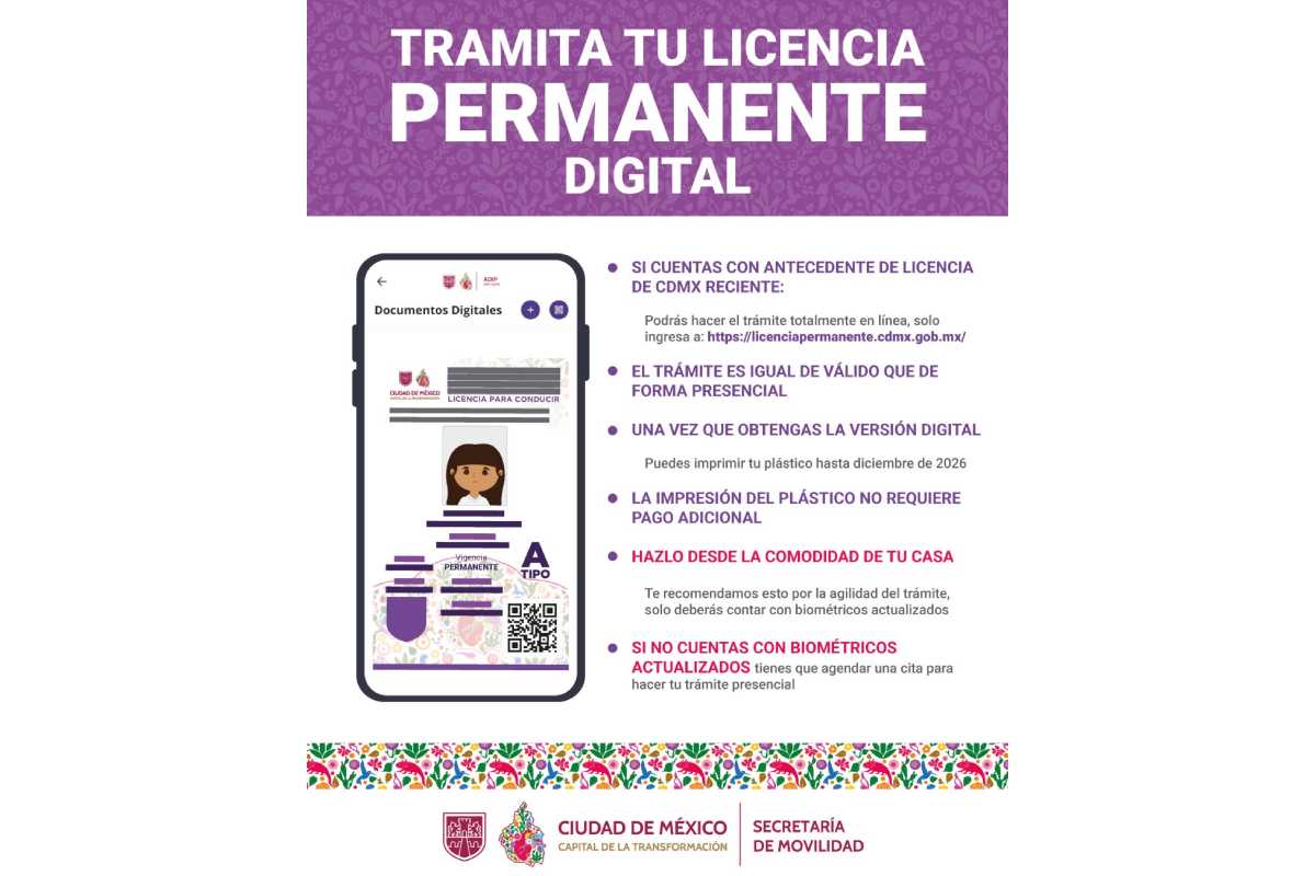 La licencia permanente de la CDMX dejará de emitirse en 2027, pero ¿sabías que las licencias se pueden cancelar? 
