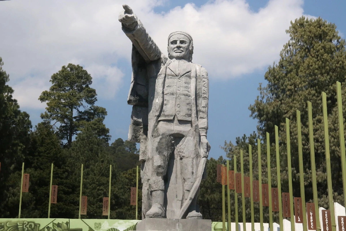 Monumento a José María Morelos y Pavón en Huitzilac, Morelos. (Foto: Cuartoscuro)