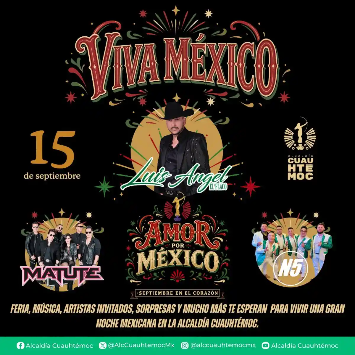 15 de septiembre grito cuauhtemoc 