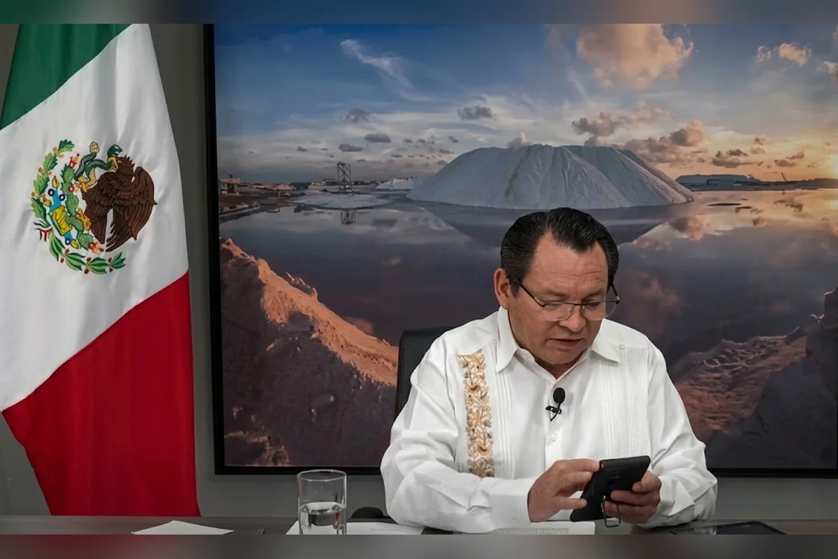 En Yucatán, el gobernador Joaquín Díaz Mena, informó sobre el apagón mediante un video. Foto: Gobierno de Yucatán.