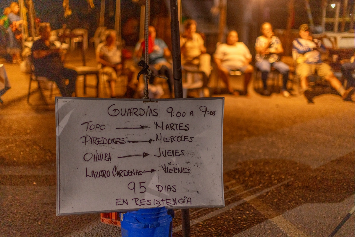 “El campamento es una comunidad”: 100 días defendiendo Topolobampo; colectivo ¡Aquí No! rechaza planta de amoníaco