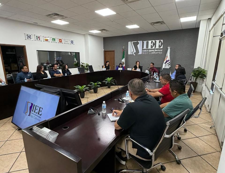 Consejeros del Instituto Estatal Electoral lanzarán la convocatoria para las elecciones en Baja California hasta diciembre. Foto: IEEBC.