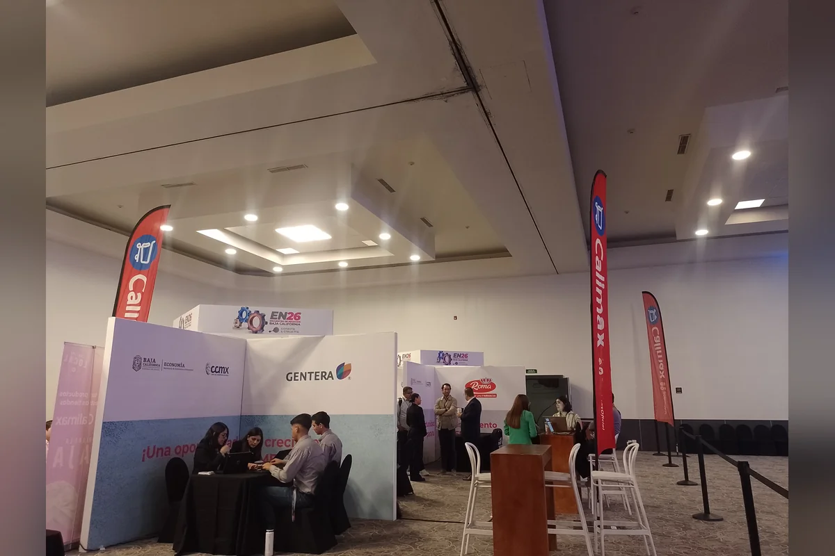 Unos 750 encuentros entre comercios locales y grandes empresas se hicieron en el Encuentro de Negocios de este año en Tijuana. Foto: Cecilia Franco.