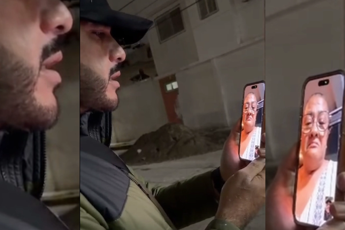 Jesús Ignacio Osuna Torres subió un video en el que se le ve hablando con una familiar del hombre que llevaba tres semanas en desintoxicación y muriño al desvanecerse. Foto: Patrulla Espiritual.