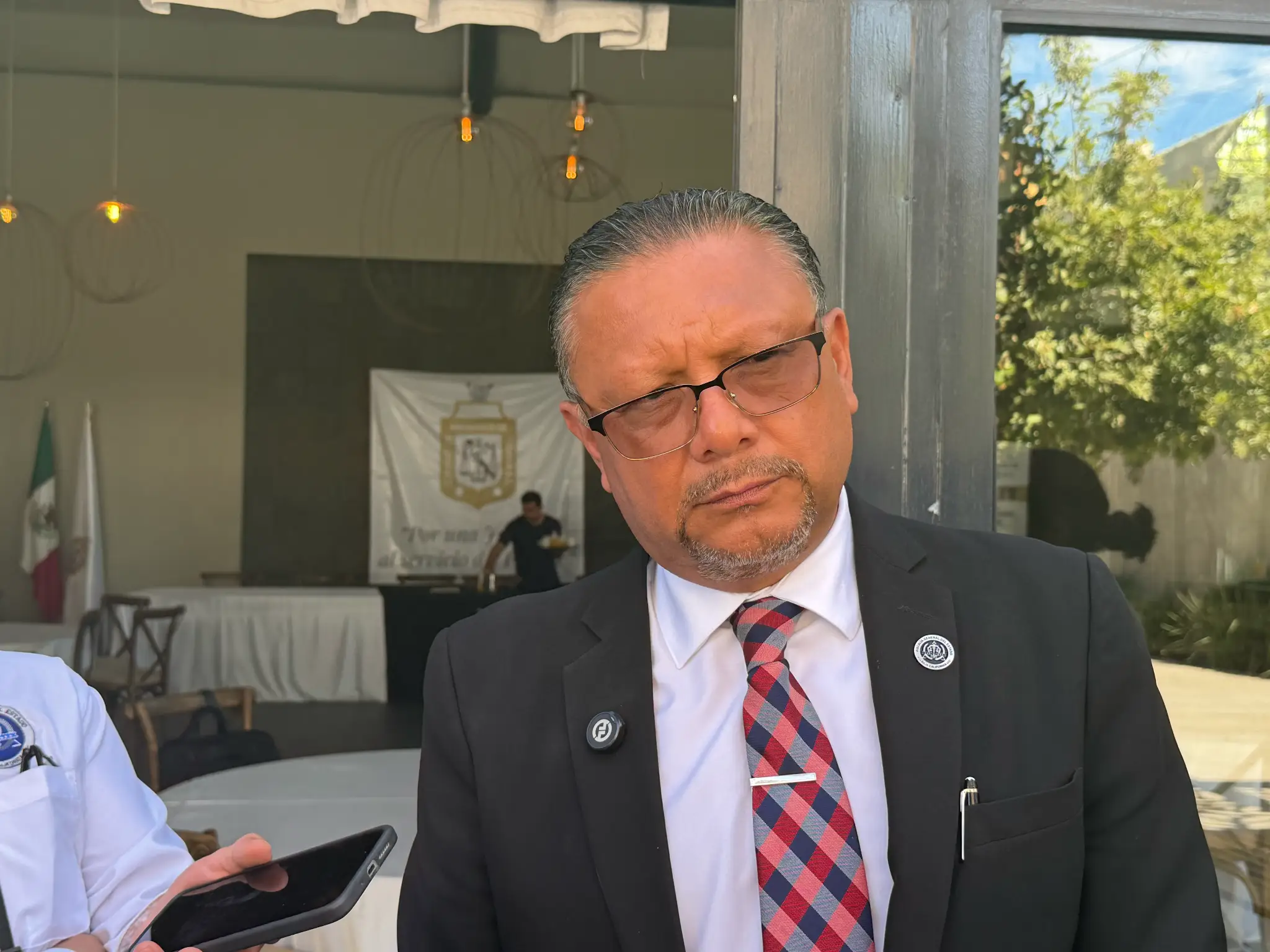 El fiscal regional de Tijuana, Miguel Ángel Guerrero, dijo que la investigación por la muerte de un interno en el centro de rehabilitación se está integrando. Foto: Ana Lilia Ramírez.