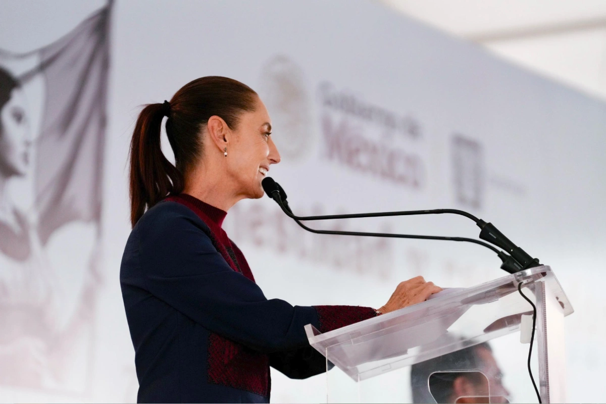 Sheinbaum llama prianistas a manifestantes que acudieron a su evento en Colima 