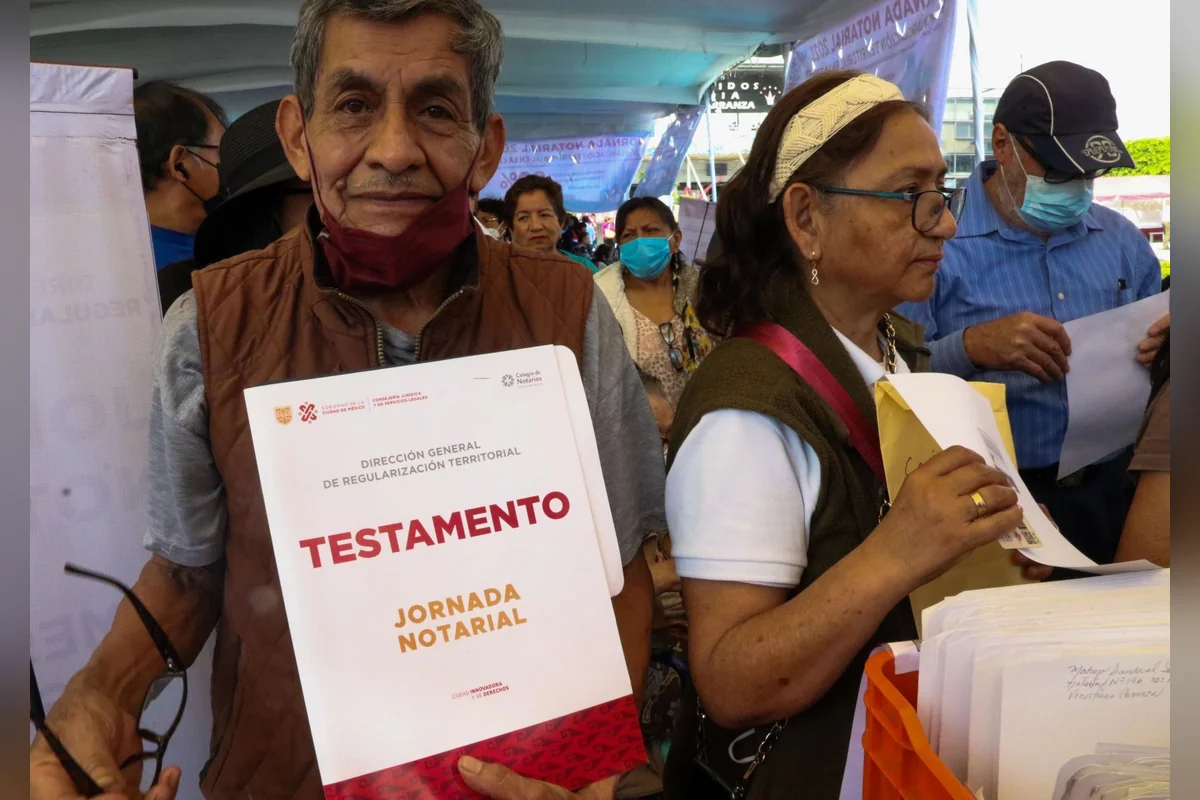 En todo México sed lleva a cabo el Mes del testamento para que las familias cuenten con la seguridad de la propiedad. Foto: Gobierno CDMX.