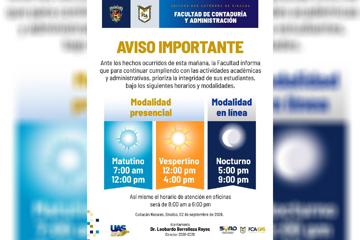 UAS ajusta clases tras asesinato de estudiante frente a Ciudad Universitaria