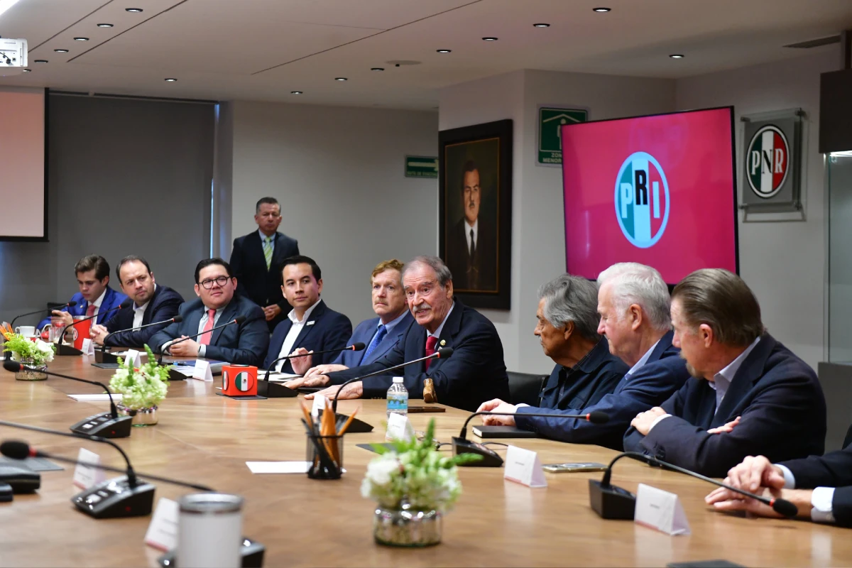 Vicente Fox reunión PRI alianza