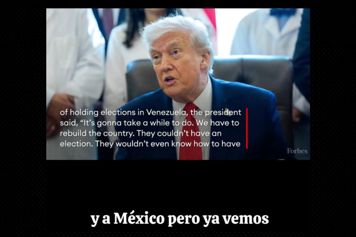 Ni México aceptó ir a la guerra,ni Donald Trump acaba de amenazar recientemente con una invasión militar al país, como aseguran videos que circulan en redes sociales.