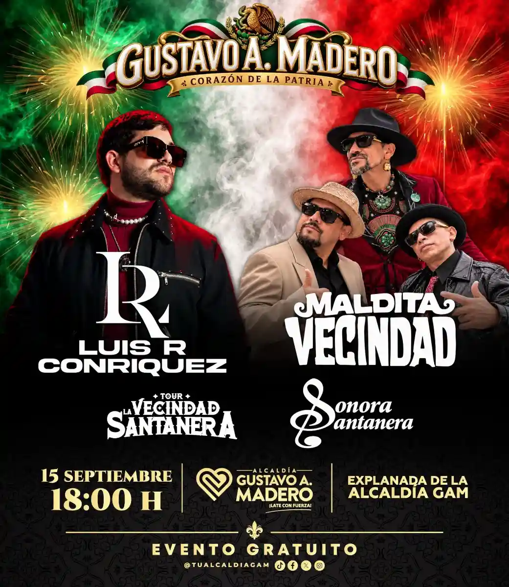 gustavo a madero 15 de septiembre 2026