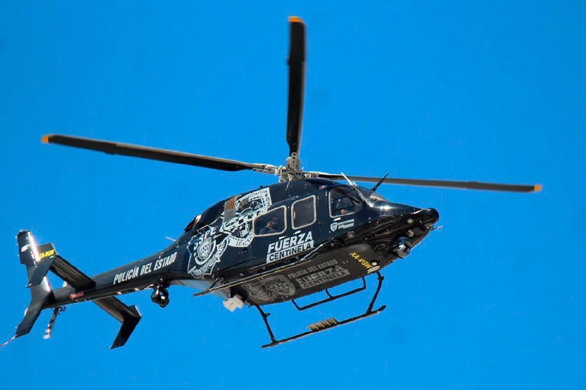 Civiles armados atacan helicóptero de la SSPE en Chihuahua; suboficial resulta herido