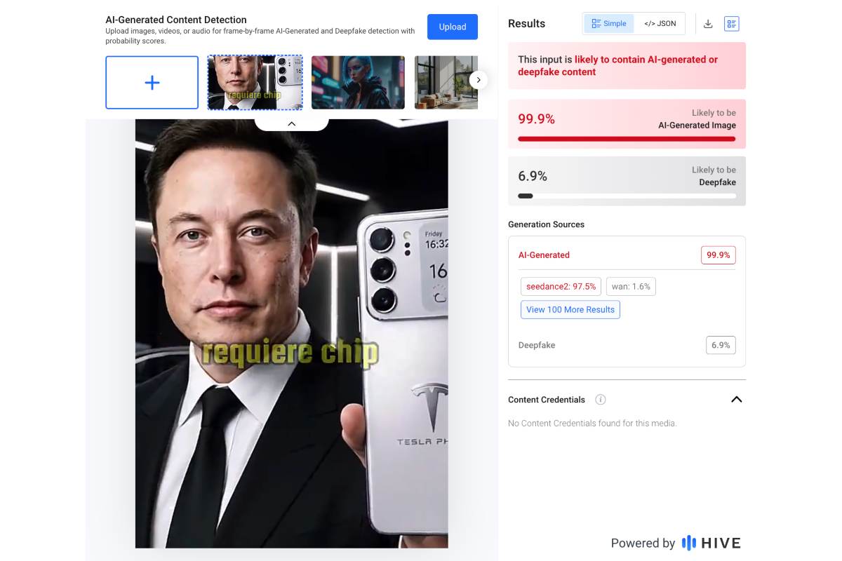 En TikTok circula un video en el que parece que Loret de Mola habla sobre un nuevo celular desarrollado por Elon Musk, pero el video está hecho con inteligencia artificial y dicho celular no existe.