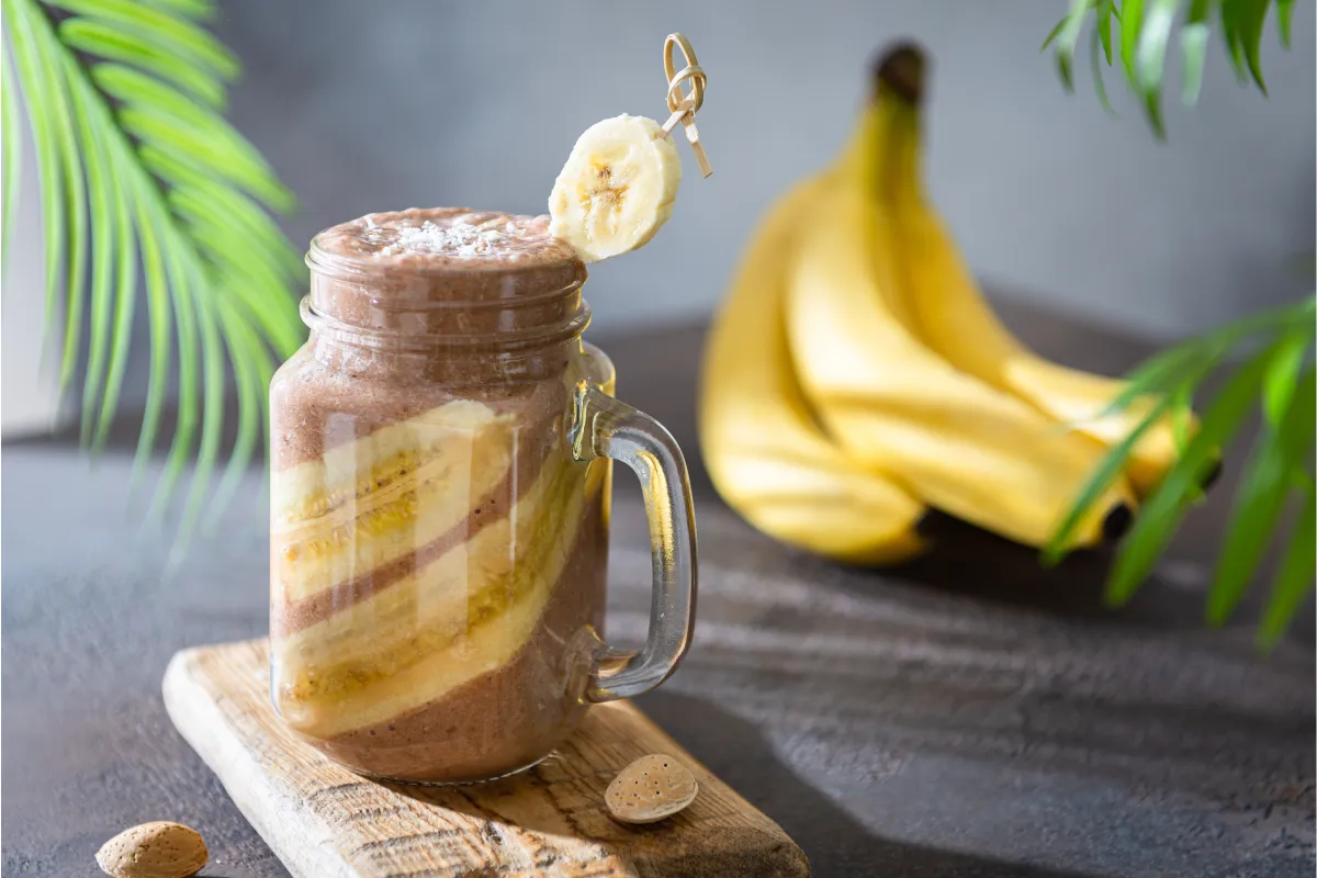 vaso de licuado de proteína 