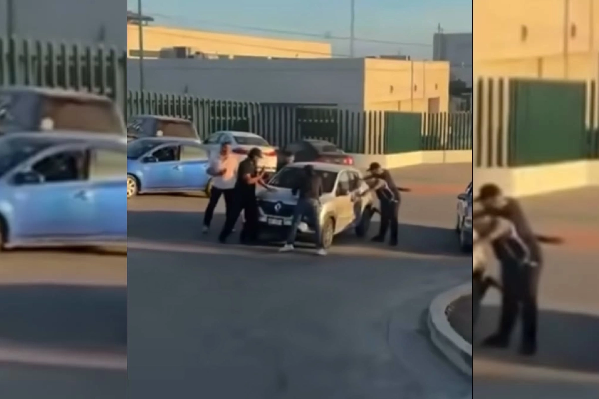 Pese al escándalo que significó el altercado, los policías de Rosarito no tomó el control de la situación. Foto: Tijuana Decide.