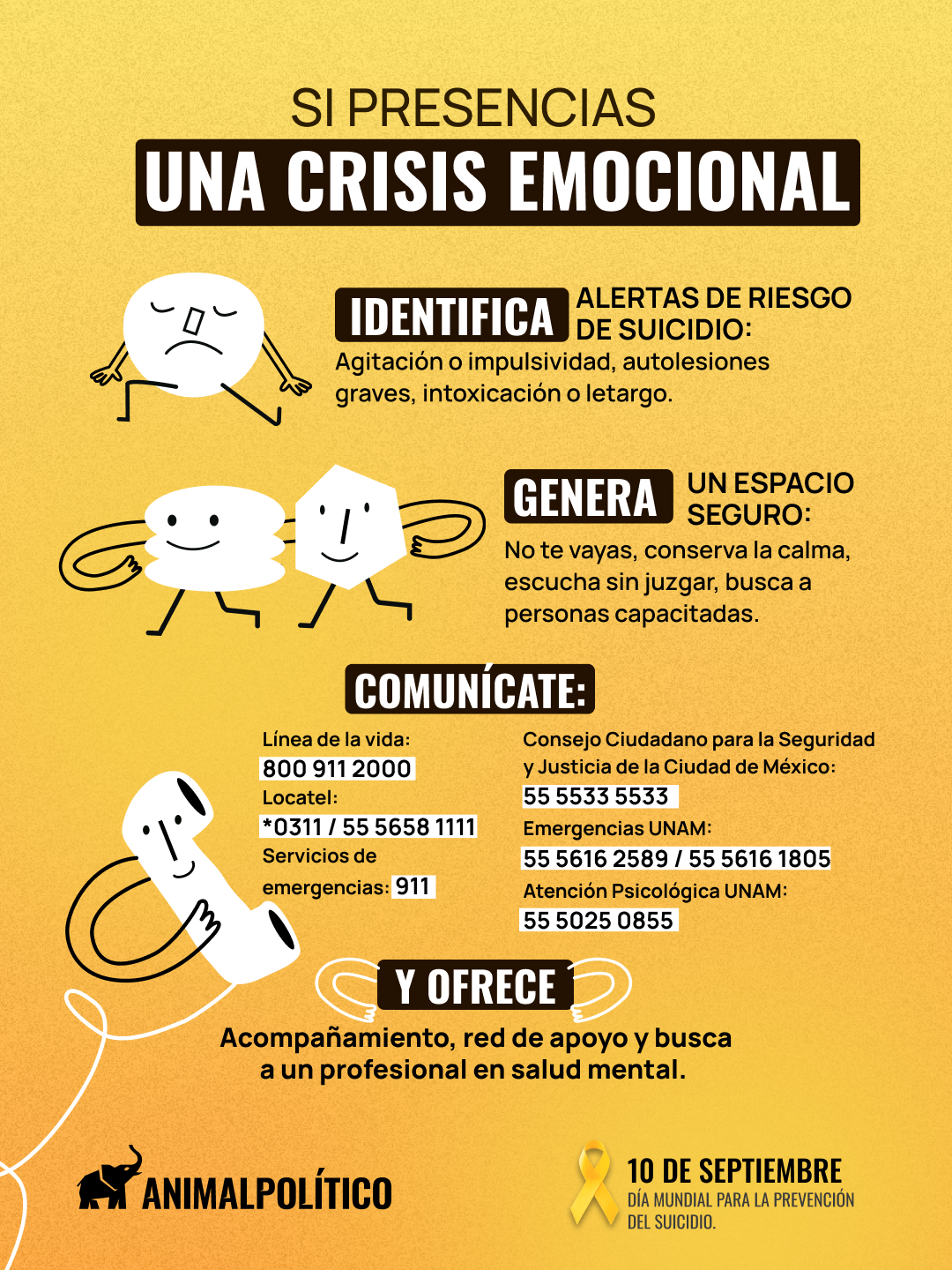 qué hacer si presencias una crisis emocional