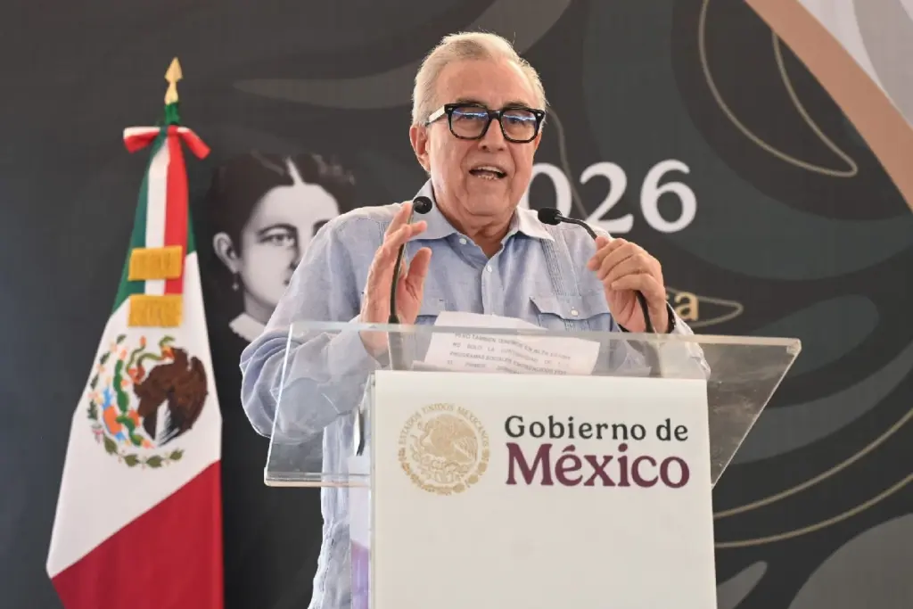 Rubén Rocha Moya, gobernador con licencia de Sinaloa.