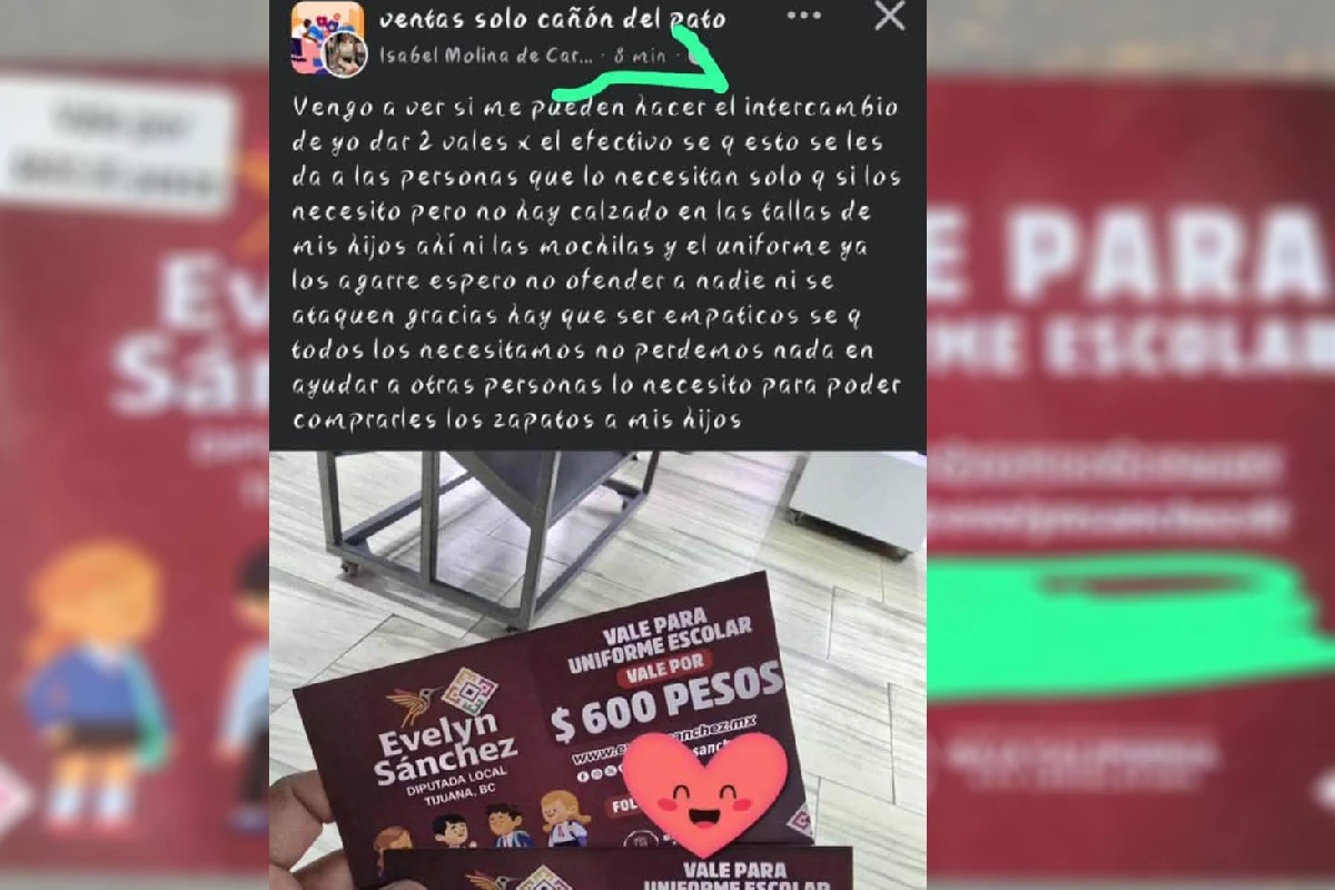 Además de sacar provecho de algo gratis, las personas que venden el apoyo oficial están cometiendo un delito y que podrían ir a la cárcel. Foto: cortesía de Evelyn Sánchez. 